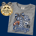 Checked and Bow Dallas Cowboy