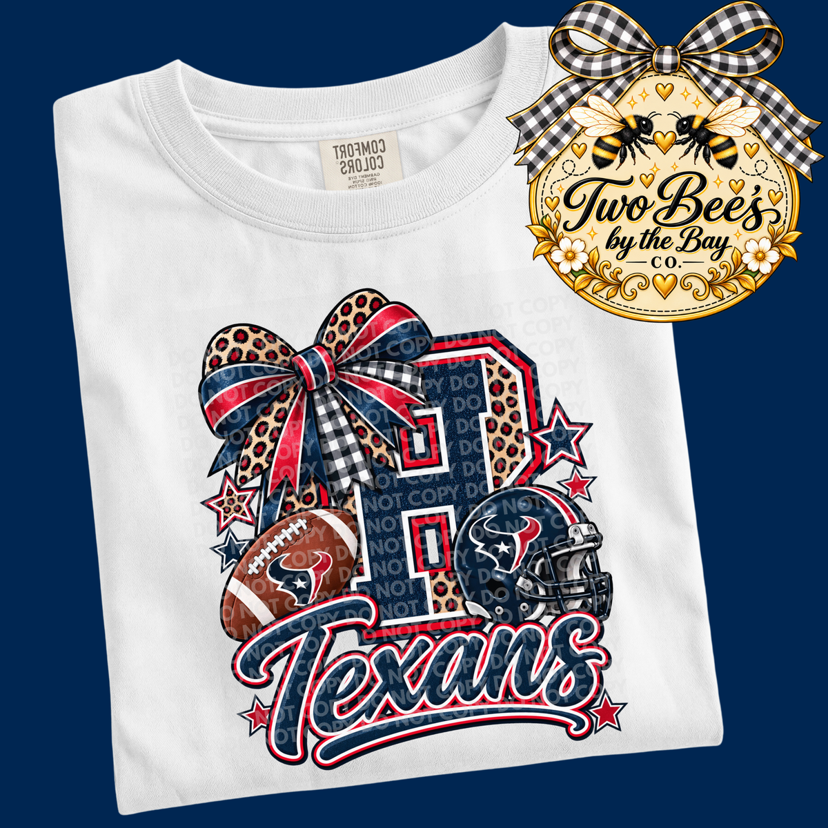 Checked and Bow Houston Texans