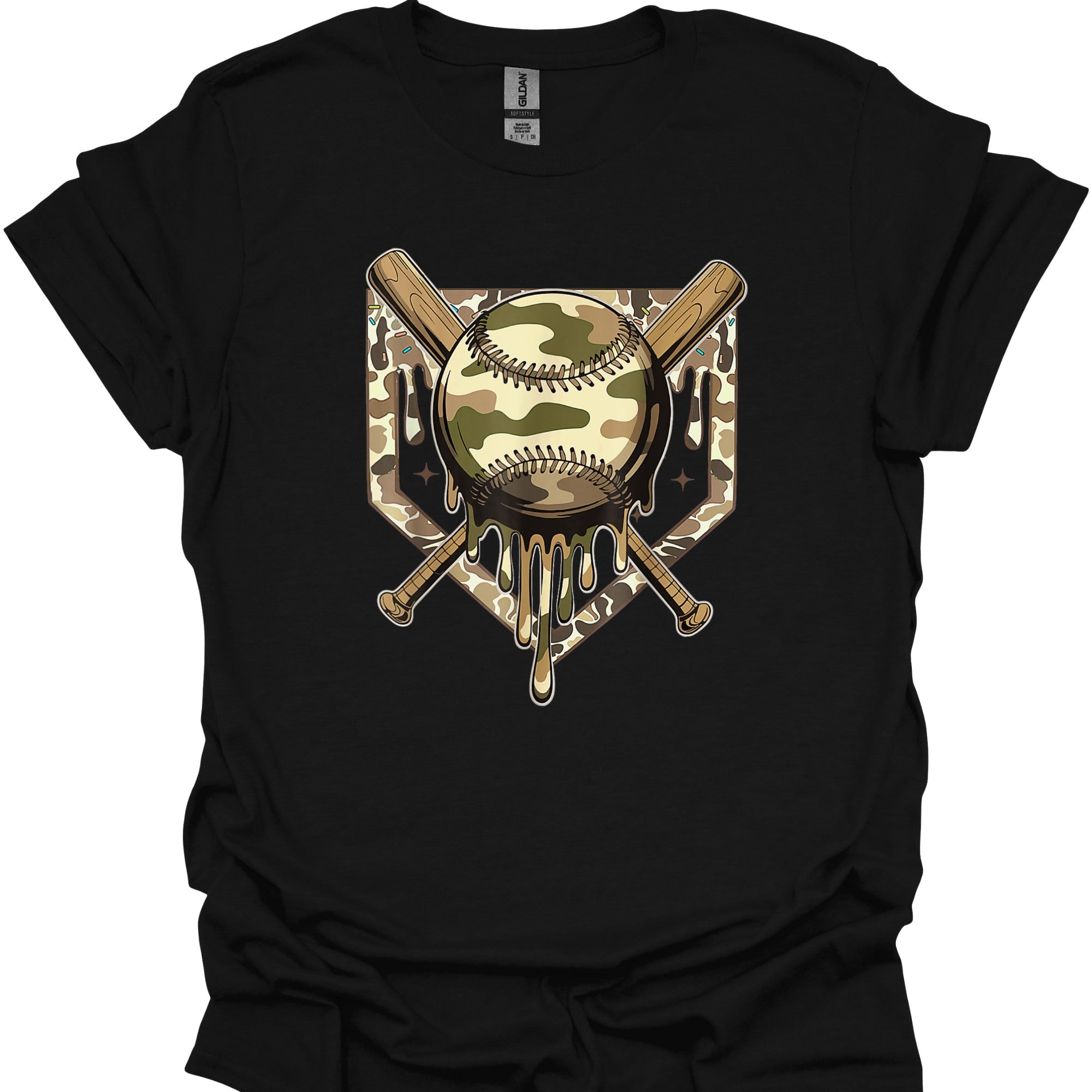Youth Camo Drip Baseball