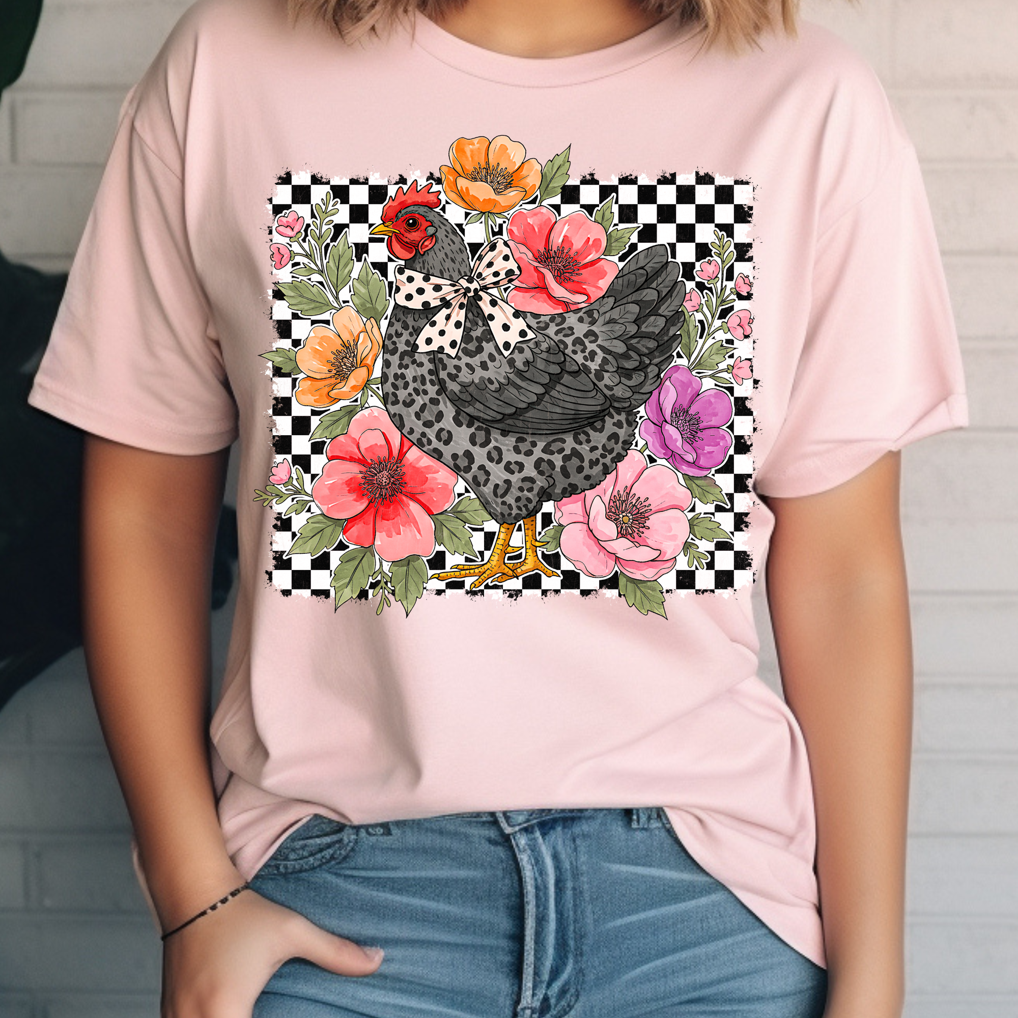 Checkered Wildflower Chicken