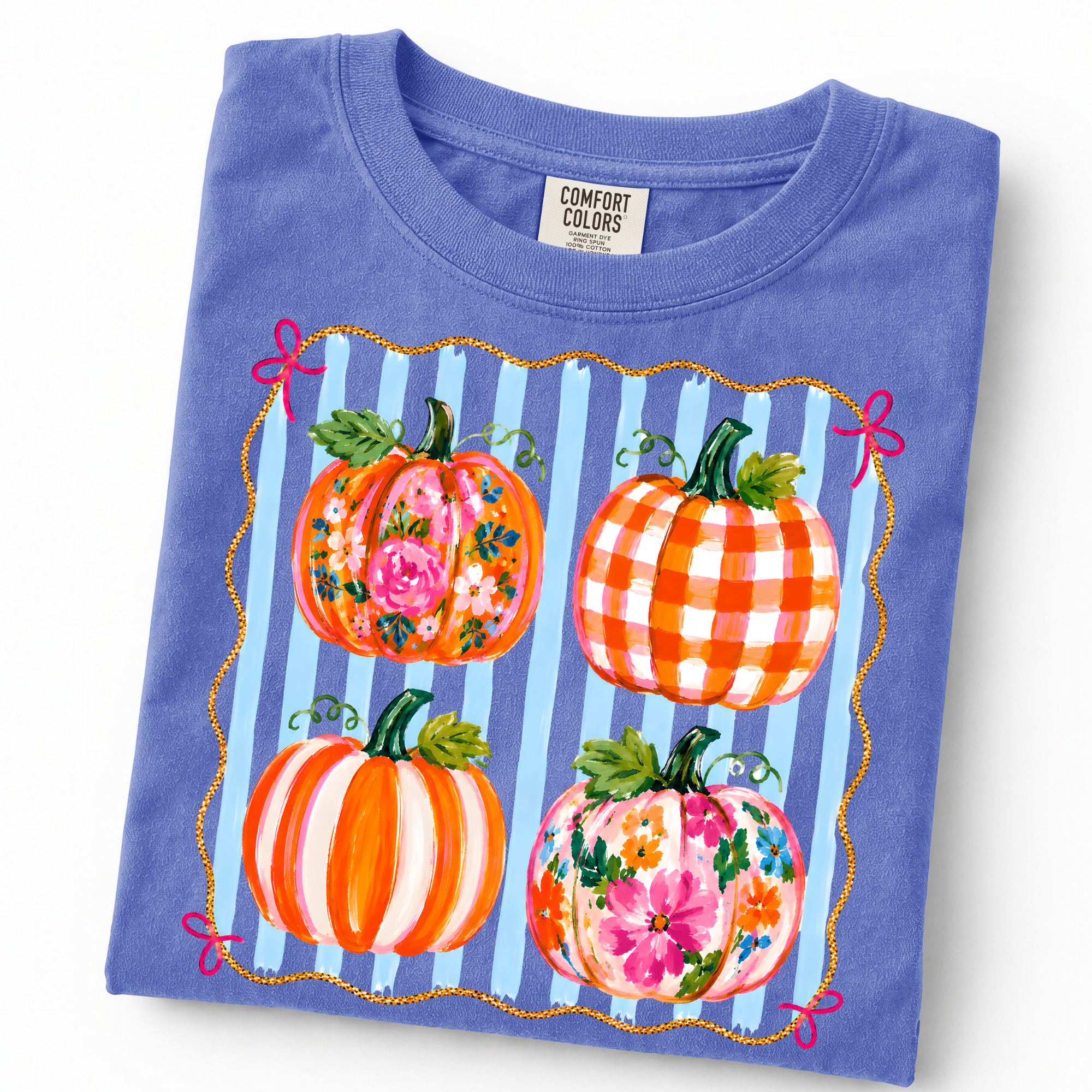 Fun Fall Floral Pumpkin