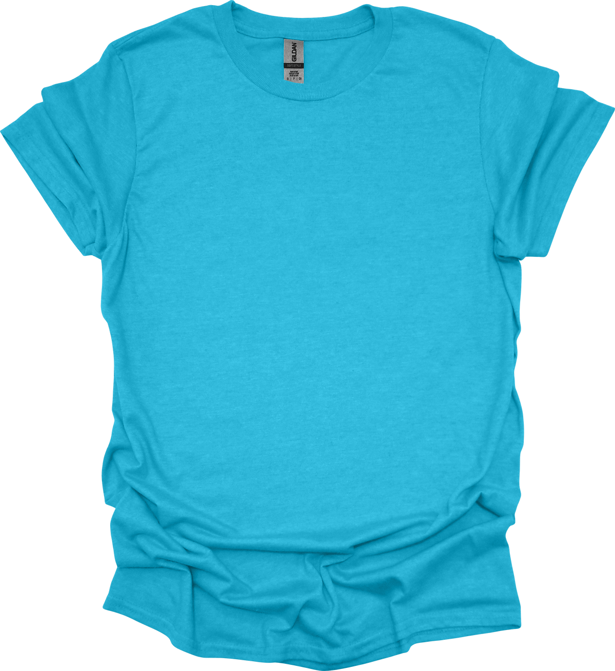Gildan G640 - Softstyle® Unisex T-Shirt Heather Galapagos Blue