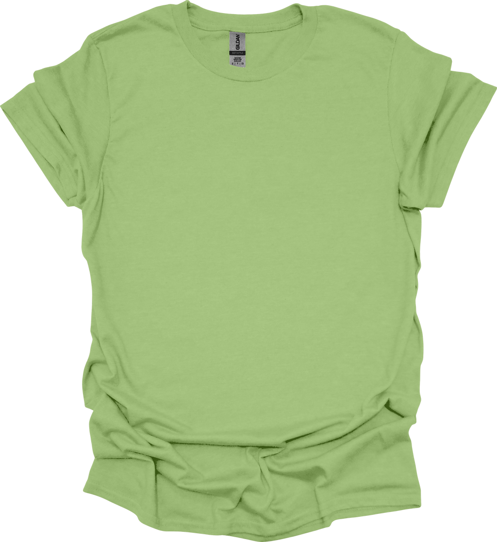 Gildan G640 - Softstyle Unisex T-Shirt Heather Kiwi
