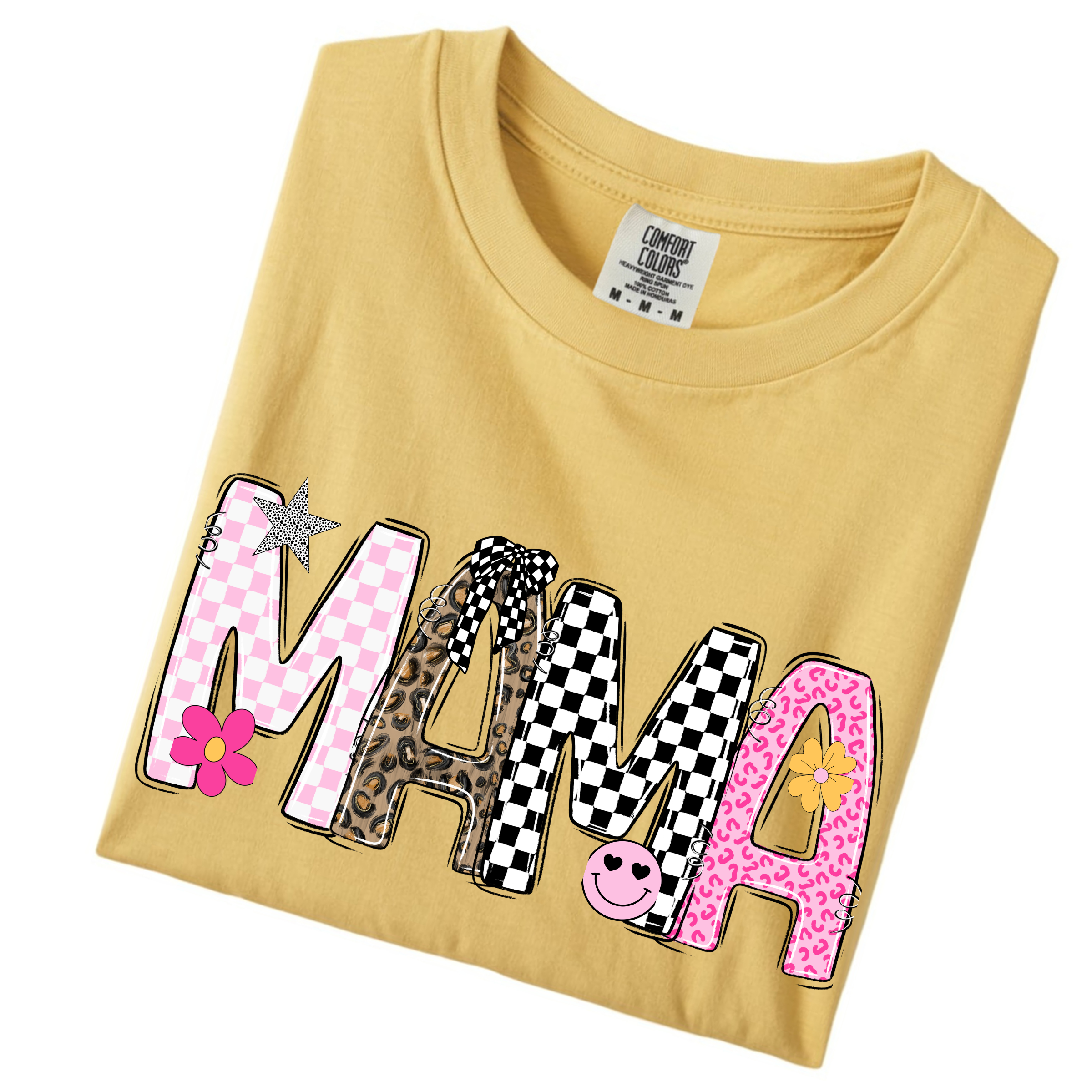 Checkered and Leopard Personalized Name