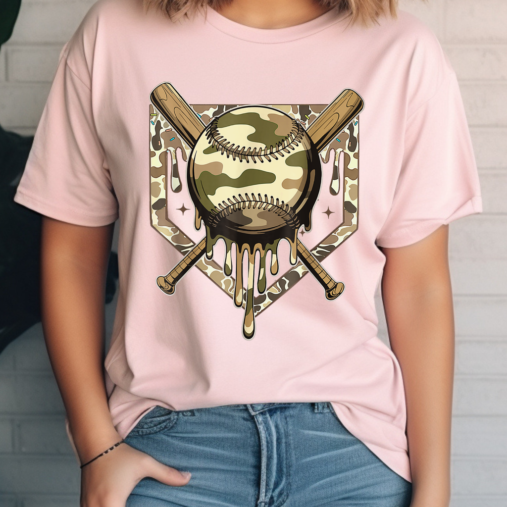 Youth Camo Drip Baseball