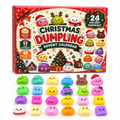 24-Day Christmas Emoji Dumpling Squishy Advent Calendar